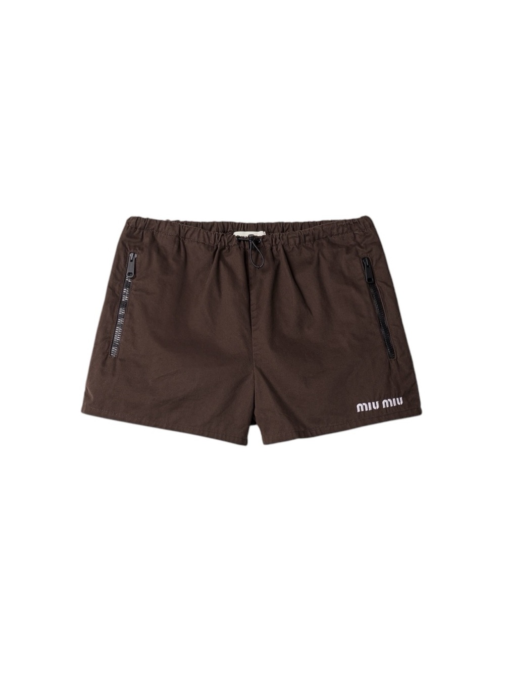 Miu Miu Washed gabardine shorts It38
